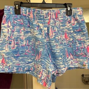 Lilly Pulitzer linen pull on shorts